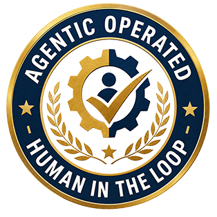 Agentic operated, human in the loop